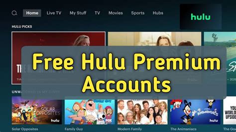 hulu account  working email passwords
