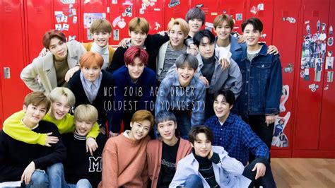 nct  age order oldest  youngest youtube