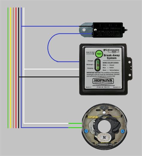 trailer brake light wiring diagram