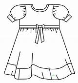 Nightgown sketch template