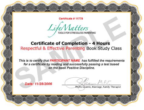 quick easy court ordered  approved parenting classes certificate