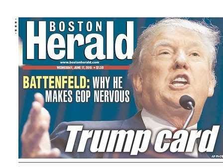 newspapers react  donald trumps campaign  president