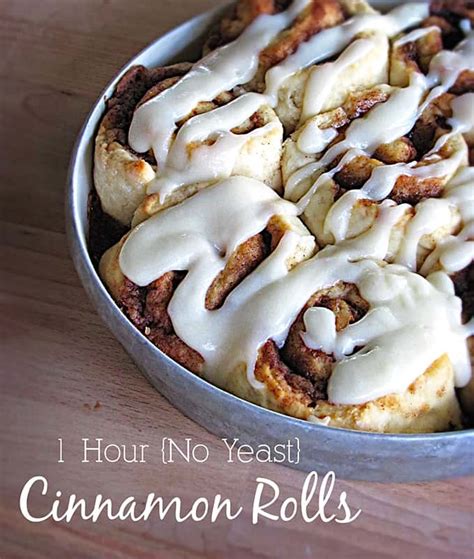 quick and easy {no yeast } cinnamon rolls creme de la crumb