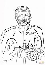 Hockey Coloring Ovechkin Nhl Pages Alex Messi Kevin Durant Printable Lionel Sport Color Print Brady Tom Clipart Drawing Library Getcolorings sketch template