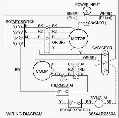 wiring diagram   phase air compressor