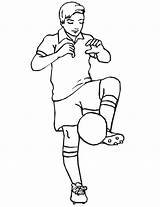 Coloring Soccer Pages Players Library Clipart Clip Player Foot Popular sketch template