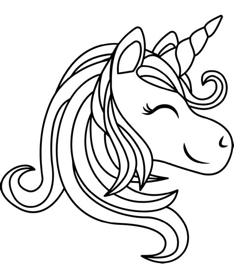 unicorn head coloring pages   gmbarco