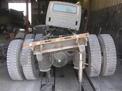 damaged truck frames require special skill  straighten  repair