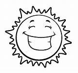 Sun Happy Coloring Coloringcrew Colorear Para Sol sketch template