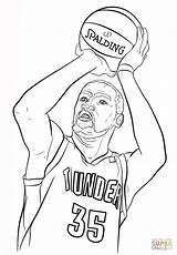 Nba Kevin Durant Kobe Bryant Lebron Basket 2k Dunking Ronaldo Natu sketch template