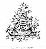 Masonic Triangle Coloring Illuminati Drawing Symbol Eye Seeing Pyramid Wooden Drawings Designlooter Logo Pages Vector Inside 470px 23kb Template Paintingvalley sketch template