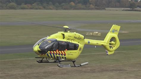 erster offizieller start traumahelikopter leeuwarden   anwb niederlande  hangelar youtube