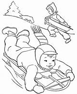 Luge Coloriage sketch template