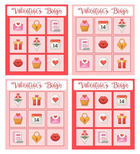 printable blank valentines day bingo printableecom