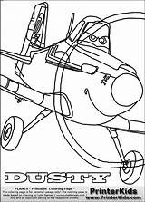 Coloriage Dusty 19b Trickfilmfiguren Gros Avion Panes Malvorlage Cartoni Kategorien sketch template