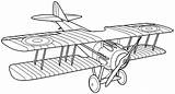 Colouring Biplane Printablecolouringpages sketch template