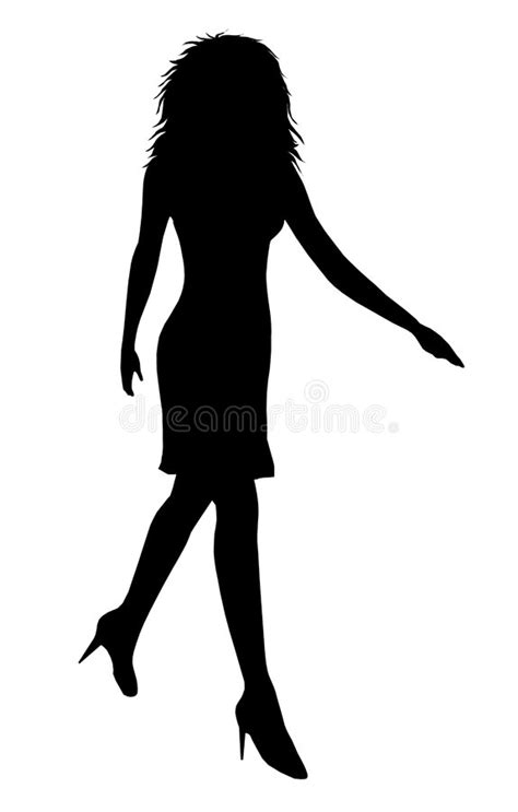 female silhouette stock vector illustration of figure 8922306