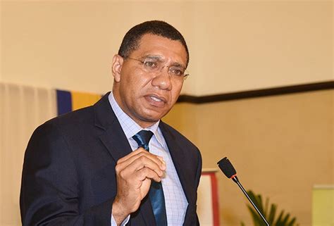 Prime Minister Of Jamaica Andrew Holness Announced State Of Public
