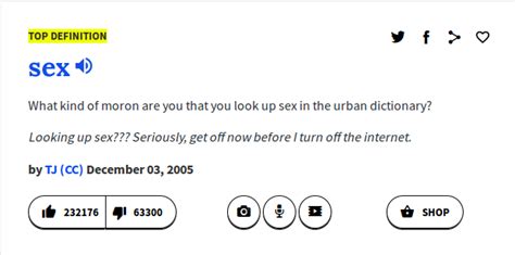 Sex Is Trending On Urban Dictionary Funny