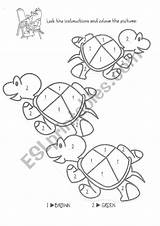 Turtles Coloring Worksheet Worksheets Preview sketch template