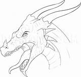 Drawing Drache Zeichnen Drachen Easy Gezeichnet Kopf Drachenkopf Dragoart Ausmalbilder Horns Bleistift Schritt Skizze Vol Drachenzeichnungen Jaw Sketches Malvorlagen Mouth sketch template