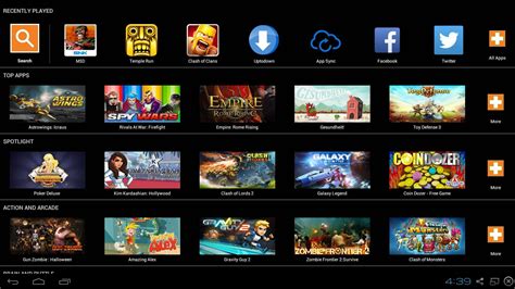 bluestacks      android apps   pc