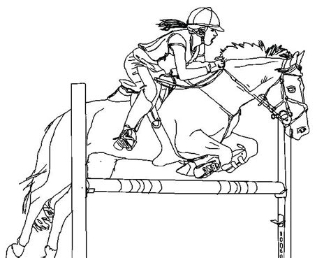 horse riding coloring pages  getdrawings