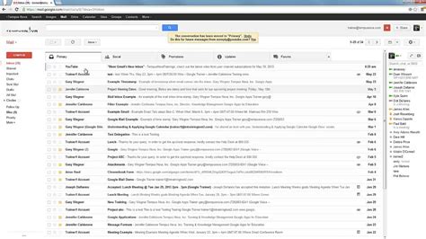 gmails  inbox youtube