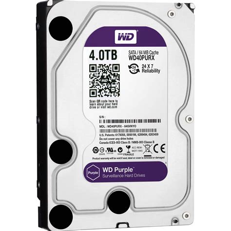 wd tb purple surveillance oem internal hard drive wdpurx bh