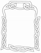 Celtic Knot Border Viking Simple Designs Patterns Sketch Borders Knotwork Coloring Template Symbole Drawing Tattoo Knots Wikinger Sketchite Drawings Vikings sketch template