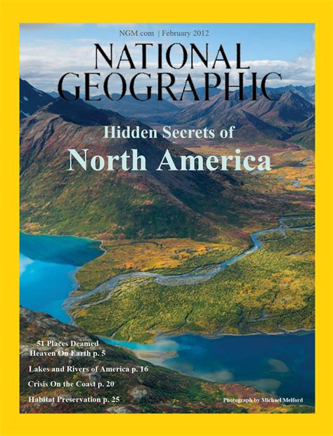 front cover   mock national geographic magazine national