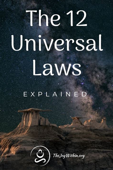 universe  operates    series  simple interconnected laws   people