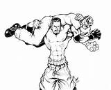Coloring Wwe Pages John Cena Letscolorit Rey Mysterio Vs sketch template