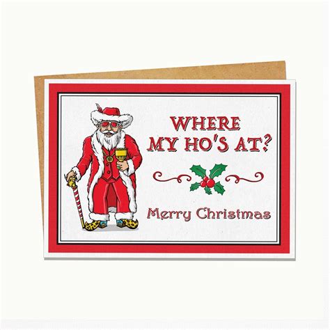 Rude Christmas Card Friend Christmas Card Funny Christmas Etsy