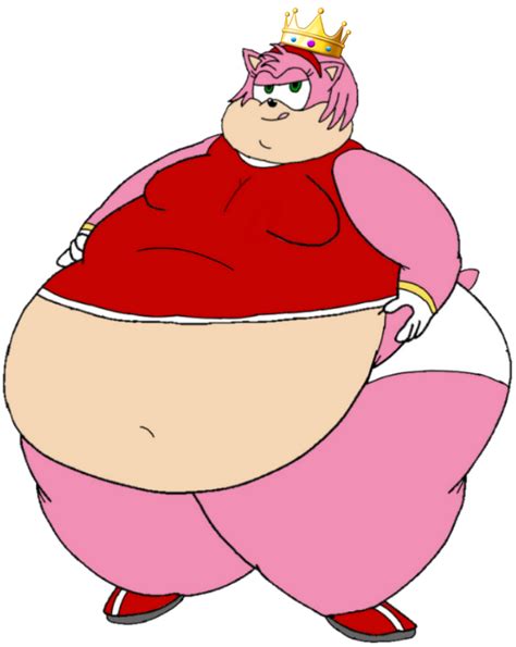 Fat Queen Amy Rose By Oshi234 On Deviantart