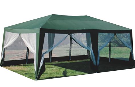 ft  ft screen house gazebo canopy tent hunter green formosa covers formosa covers