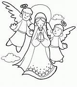 Coloring Mary Pages Catholic Assumption Mother Para Kids Colorear Hail Blessed Jesus Mass Virgin Coloringhome Printable Maria Dibujos Sheets Holy sketch template