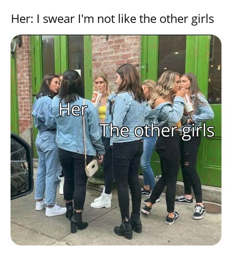 im not like the other girls im a nice girl r memes