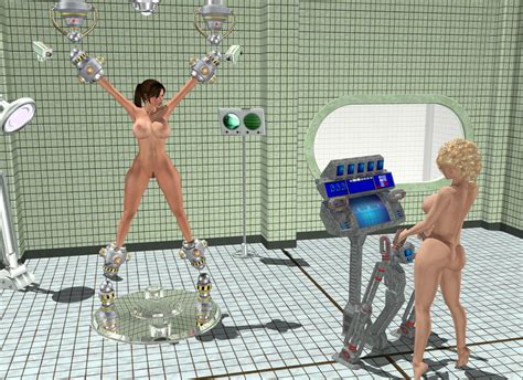 Rule 34 3d Female High Tech Lara Croft Nude Steel Bondage Tagme Tomb