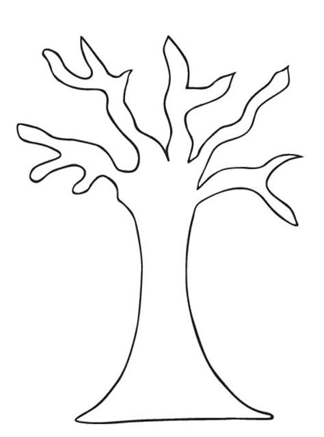 tree   leaves coloring page clip art library