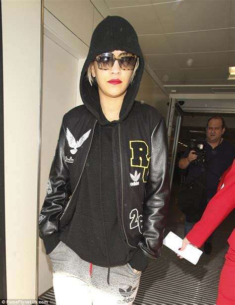 Rita Ora Covers Up In Adidas On Return To London After Mtv Vmas Daily