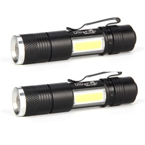 ultrafire led flashlight mini flashlight  lumens focus adjustable tactical flashlight