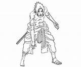 Sasuke Uchiha Coloring Pages Rinnegan Naruto Shippuden Printable Random Template sketch template