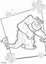 Inc Coloring Monsters Pages Sulley Monster Boo Disney Color Colouring Choose Board sketch template
