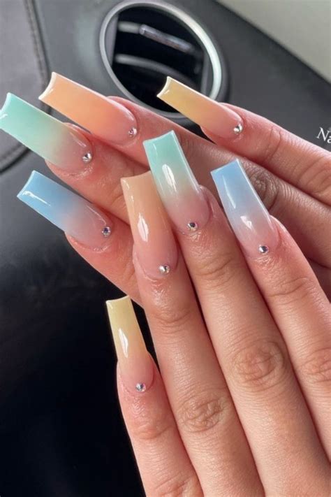 40 Cute Ombre Coffin Nails For Summer Nails 2021 Design Trends Page