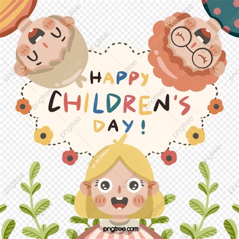 childrens day png image cartoon style children  day elements