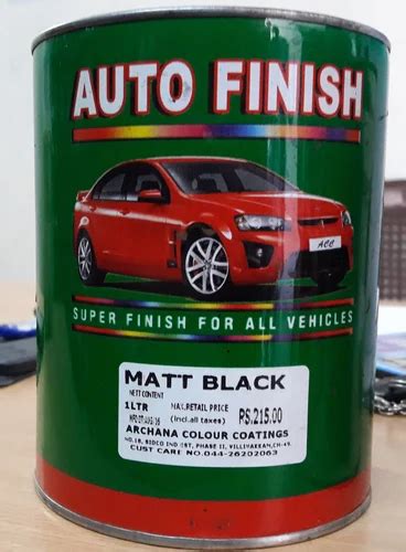 auto finish black matt  rs litre  thiruvarur id