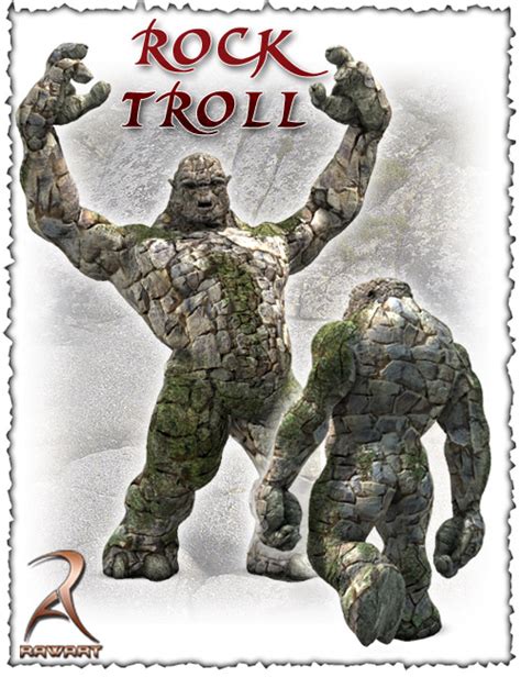 Rock Troll Daz 3d