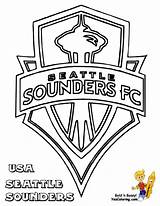 Pages Sounders Logos Mariners Coloriage Sheets Rapids Player Fifa Colorado sketch template