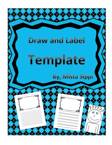 draw  label template differentiated teaching resources